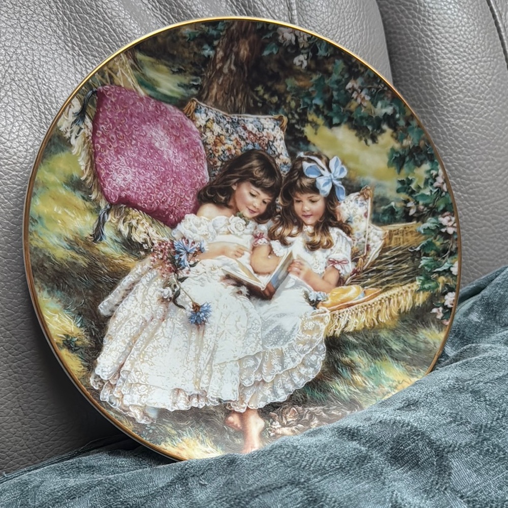1992 Reco Storybook Memories Limited Edition Collector Plate  Sandra Kuck